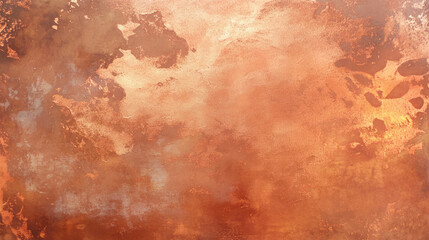 Poster - Abstract texture of copper and sand with desert sunset hues