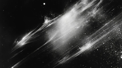 Poster - Chaotic dust and scratches texture with cosmic feel for creative designs