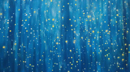 Poster - Enchanting forest fireflies and twinkling lights texture for visual design