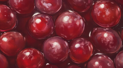 Poster - Vibrant grape jam texture with random red and purple hues for design projects