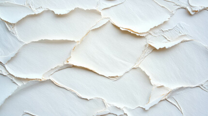 Poster - Artistic handmade paper texture with deckle edge for creative design projects