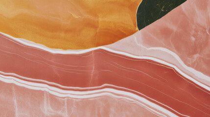 Poster - Abstract jasper texture with dynamic patterns in earth tones