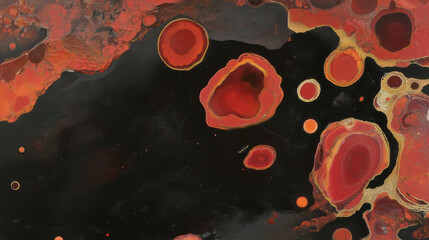 Poster - Abstract chaos patterns with jasper texture for creative design