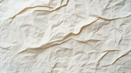 Poster - Linen paper texture with chaotic crumple effect for creative design