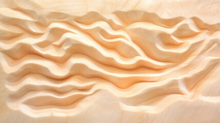 Aufkleber - Textured mammoth ivory effect with chaotic grain patterns for artistic design