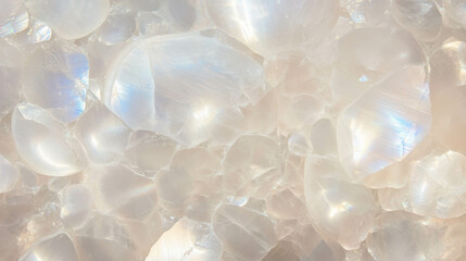 Poster - Mesmerizing moonstone texture with adularescence effect for creative design