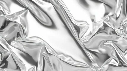 Aufkleber - Elegant abstract surface metal texture with reflective silver and white patterns