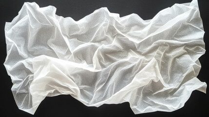 Poster - Wrinkled parchment paper texture with translucent effect for creative design projects