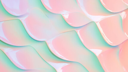 Poster - Soft pink and green gradient texture for modern minimalist design