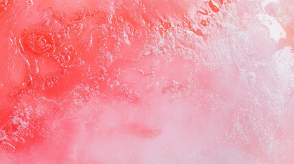 Poster - Vibrant red and pink gradient texture for modern minimalist design