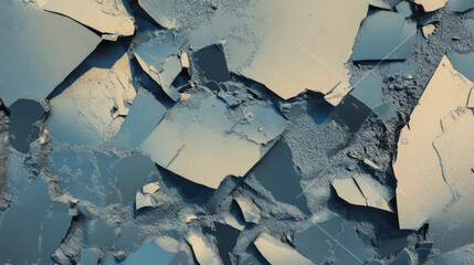 Aufkleber - Sandpaper texture with debris and chaotic fragments for design and background use