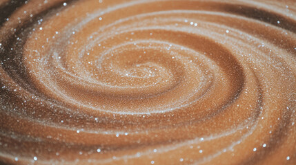 Aufkleber - Sandpaper texture with swirl marks and directional lines for design and background