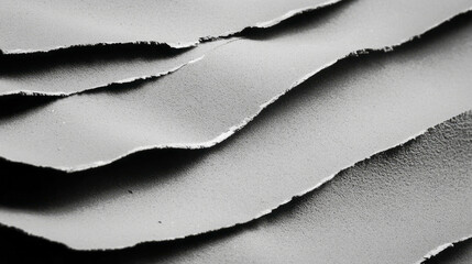 Poster - Abstract artistic texture of torn sandpaper layers representing wear and tear chaos