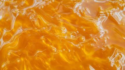 Poster - Vibrant sea buckthorn jam texture capturing dynamic color energy