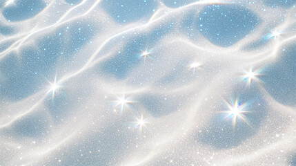 Poster - Ethereal silver sand and starlight chaos texture for dreamy design