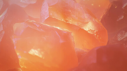 Poster - Enchanting texture of sunstone with schiller effect in abstract chaos design