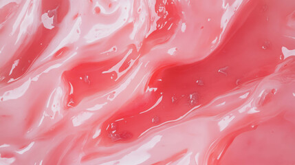 Poster - Vibrant texture of thimbleberry jam capturing softness and chaos for creative design