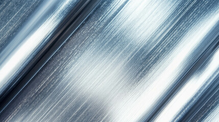 Poster - Abstract titanium texture featuring light and chaotic patterns