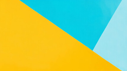 Poster - Vibrant yellow and blue gradient texture for minimalist design projects