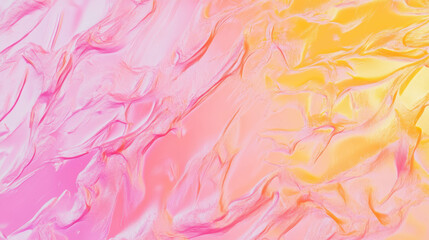 Poster - Vibrant yellow and pink gradient texture for modern minimalist design