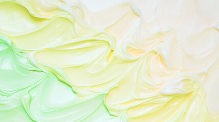Poster - Colorful yellow to green and white gradient texture for creative design