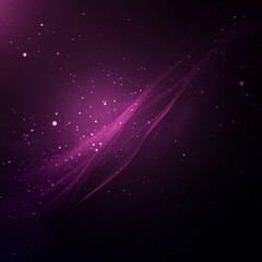 Aufkleber - Abstract Pink Light Trails and Sparkling Particles on Dark Background - Ethereal Design