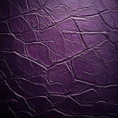 Poster - Deep Purple Textured Leather: A Luxurious Close-Up of Crinkled Hide with Subtle Light and Shadow Play