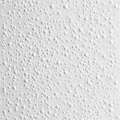 Aufkleber - White Embossed Surface with Rounded Bumps, Creating a Tactile, Textural Effect and Visual Interest across the Composition.