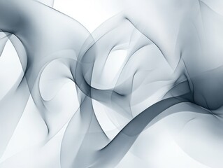 Poster - abstract wave background with dynamic gray lines and modern design.