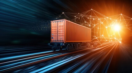 Poster - Blockchain Logistics Concept for Transparent and Secure Supply Chain Management Solutions