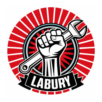 Vector illustration Happy Labour Day