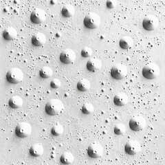 Aufkleber - Abstract Lunar Landscape: Monochrome craters and textured terrain under stark lighting evoke a surreal, alien environment.