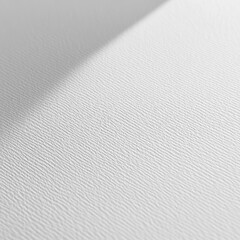 Aufkleber - Abstract Texture: Close-Up of White Textured Paper with Gentle Shadow, Minimalist Monochrome Design.