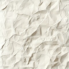 Poster - Beige Crumpled Paper Texture: Vintage Abstract Background with Wrinkles and Folds for Artistic Designs