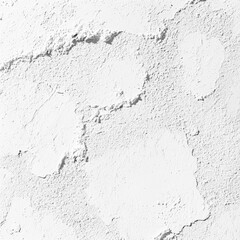 Poster - White textured surface with cracks and imperfections, creating an abstract background suitable for design elements.