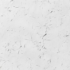 Poster - White Textured Wall: Close-up of a Plastered and Uneven Surface with Subtle Cracks for Backgrounds and Architectural Visualization.