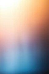 Poster - Blurred abstract background showing a gradient of warm and cool colors