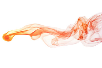 Poster - A delicate dance of color ethereal smoke gracefully swirling against a pristine white canvas backdrop design