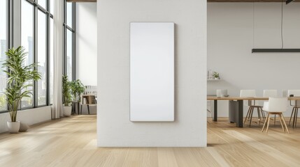 Poster - Modern Office Interior with Minimalist Design and Natural Lighting