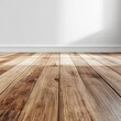 © Murad - Wooden Flooring with a White Wall and Natural Light Creating a Minimalist and Clean Aesthetic in a Room Interior