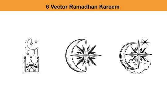 Ramadan Icon,Islamic holy kaaba of hajj in mecca greeting background stock illustration
