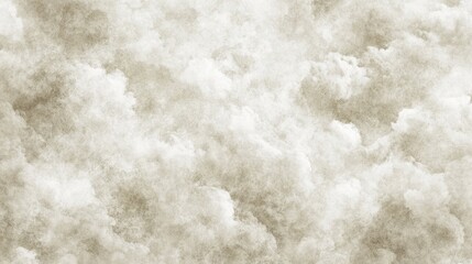 Poster - Soft Beige Clouds with Subtle Texture for Background or Overlay