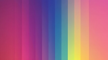 Poster - Colorful gradient background creating vertical stripes with blurred effect