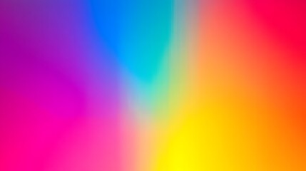 Poster - Vibrant rainbow gradient creating smooth transition between colors
