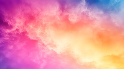 Aufkleber - Beautiful pastel colored cloudscape creating a magical and dreamy atmosphere