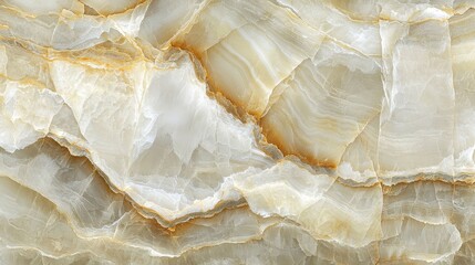 Poster - Elegant Natural Stone Texture with Warm Beige and Cream Hues