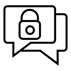 Poster - encrypted message vector icon