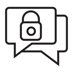 Poster - encrypted message vector icon