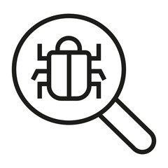 Poster - security scan vector icon