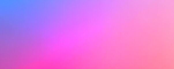 Fototapete - Vibrant pink and blue gradient creating smooth background